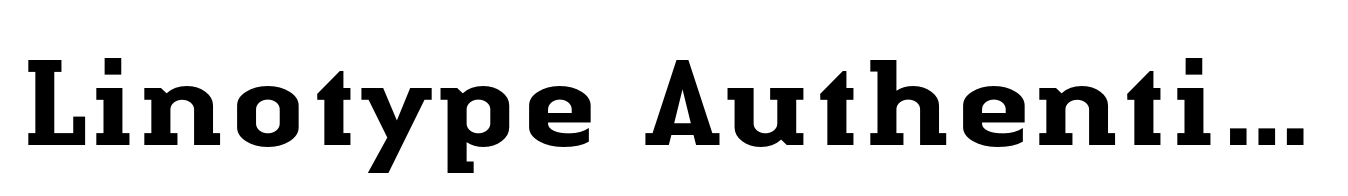 Linotype Authentic Serif Medium